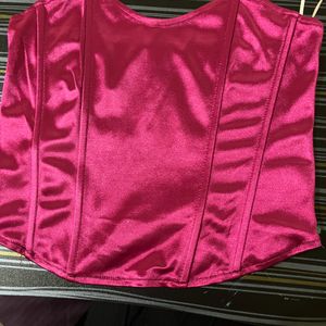 Urbanic Rose Pink Corset Top Women’s