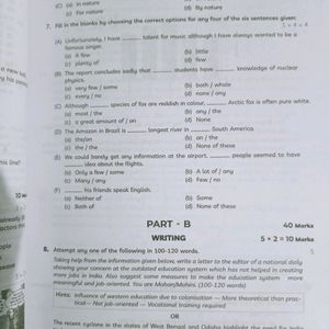 Educart Class 10th  English Sample Question Paper