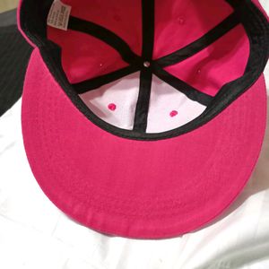 Hot Pink Flip Cap Hat