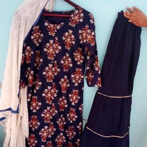 Kurti Sharara Dupttta Xl Size