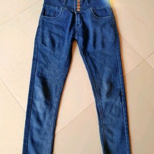 5 Button High Waisted Jeans