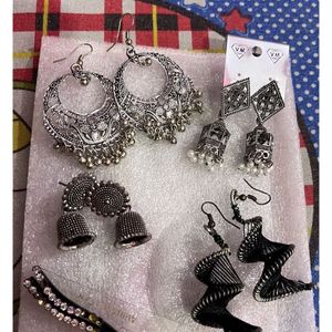 Oxidised Earings For Sale