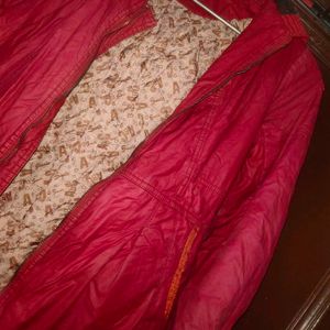 Women Red Winter Jacket Korean Imported