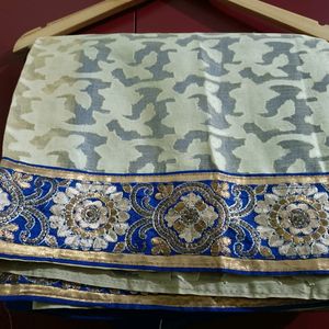 Myaara Wedding Saree With Stitched Blouse