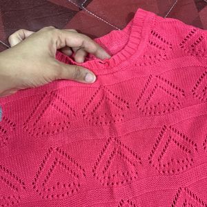 Crochet Pink Top