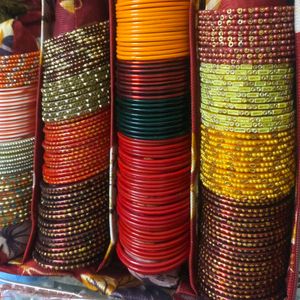 Glass Bangles With Box