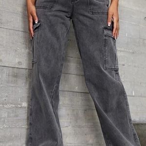 Off Duty Cargo Jeans (Grey)