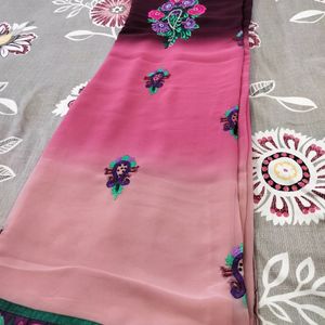 Multicolour Saree