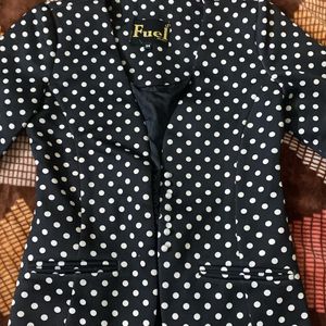 Fuel Polka Dot Blazer