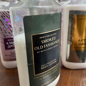 bath and body works smoked old fashioned lotion