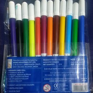 Doms Water Colour Pens Pack Of 5