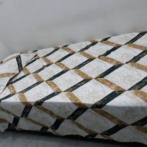 Single Bedsheet With Pillow Cover