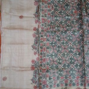 Jute Silk Saree