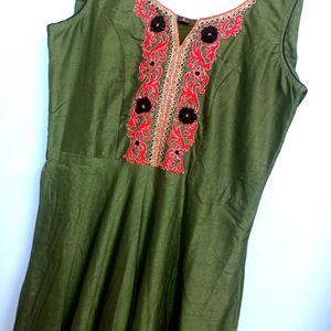 Ethnic Green Gown