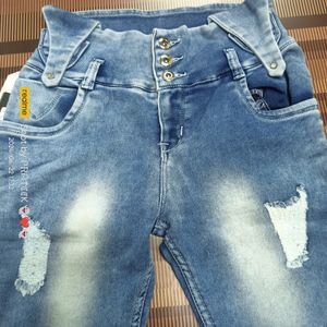 (M-28) 28 Size Slim Fit Denim Jeans