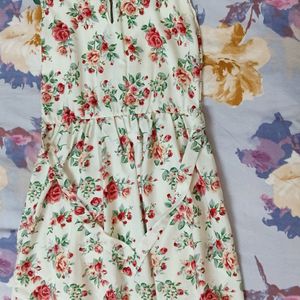 Floral Flared Dress Beautiful And Elegant - New