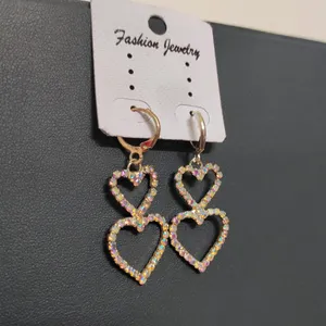 Heart Drop Earrings 🤍