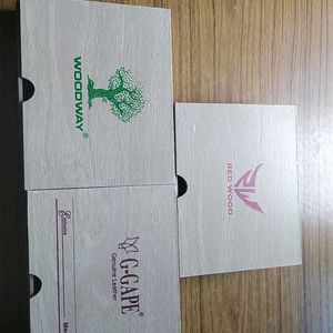 Red Wood,Wood Way And Ggape brand Ki Boxes