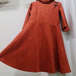 Frock In Sweat Fabric