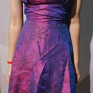 Cute Purple Mid Dress