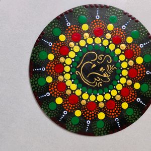 Ganesh Mandala Dot Art Painting