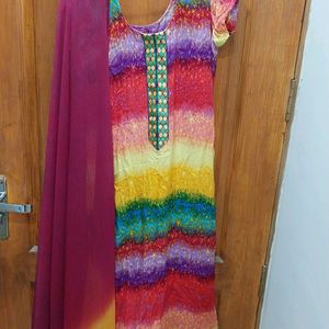 Kurti With Dupatta