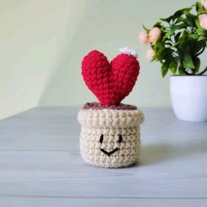 Heart Cactus Desk Buddy (Table Decor)