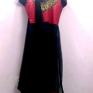 Netted Kurthi,With Duppatta