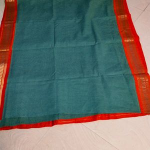 Cotton Silk Pure Gadwal Saree