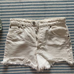 ZARA White Shorts