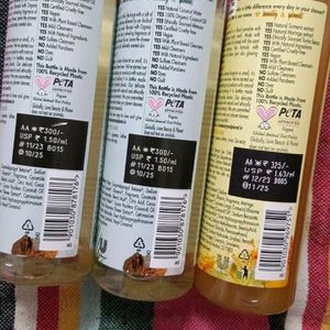 Combo Of 3 Love Beauty & Planet Body Wash