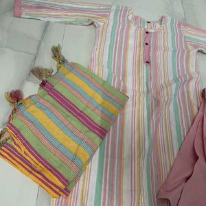 Pink Kurta Set