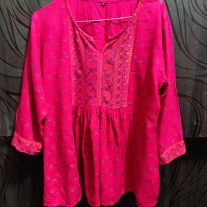 Kurti Style Rajasthani Print Top