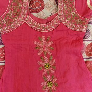 Beautiful Pink Anarkali Kurta