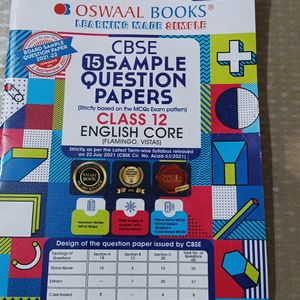 English Sample Paper Book