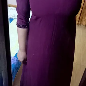 Purple Party Wear Gown