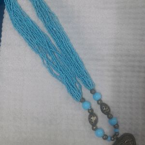 Traditional Necklace With Beaded Chains