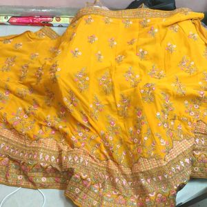 Heavy Lehenga With Canvas