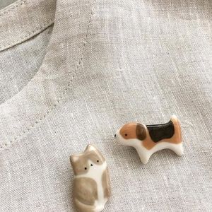 Clay Pins (Pack Of 2)