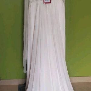 Amazing Off White Long Gown/New With Tag