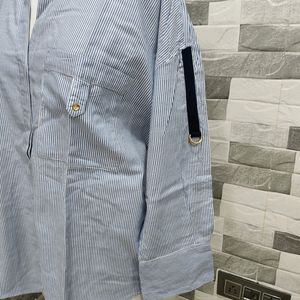 Blue Zara Shirt