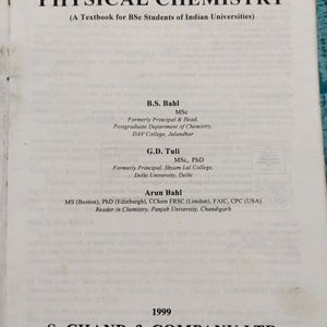 ESSENTIALS OF PHYSICAL CHEMISTRY