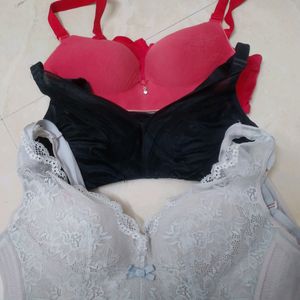 Used But Wearable Cool Bra Set Of 3