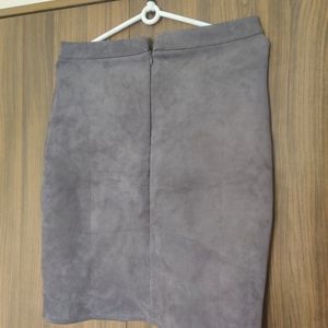 Leather Swade Korean Skirt