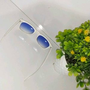 Nice White Blue Glasses Good For Occasions