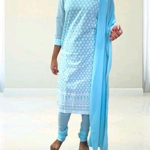 Light Blue Dupatta