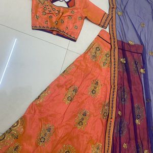 Double Shade Lehenga Choli Dupatta