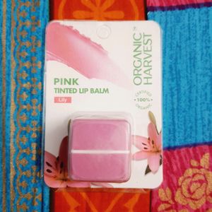 Organic Harvest Pink Tinted Lip Balm