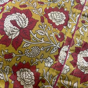 Boat Neck Kalamkari Blouse