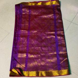 Purple Clour Gadwal Saree